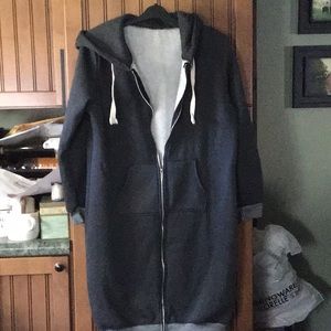 Zip Front w/hood Sweatshirt Jacket